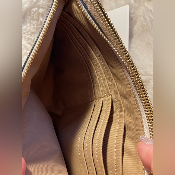 COACH Colorblock Pebbled Leather Double Zip Wristlet NEW!!! - Picture 10 of 13